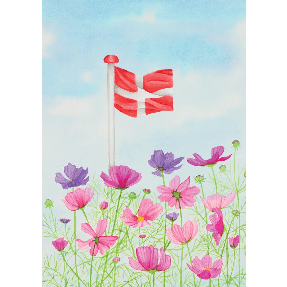 Kort med flag